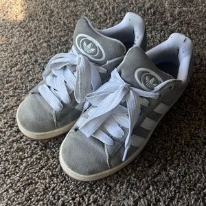 Adidas grey campus sneakers